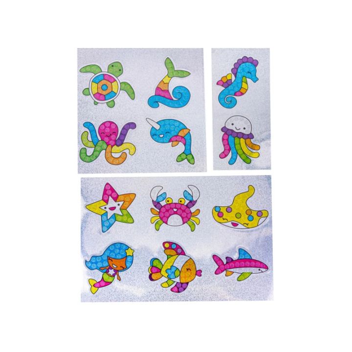 Haft Diamentowy Mozaika Diamentowa Naklejki Mozaika SYRENKI, MORSKIE ZWIERZĘTA