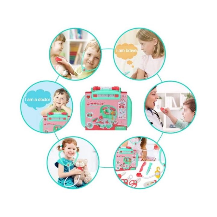 Wieloczęściowy Zestaw Lekarza W Walizce, Mały Doktor