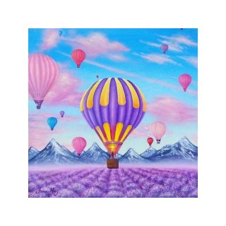 Haft Diamentowy, Obraz, Mozaika Diamentowa Diamond Painting, LOT BALONEM 30x30cm