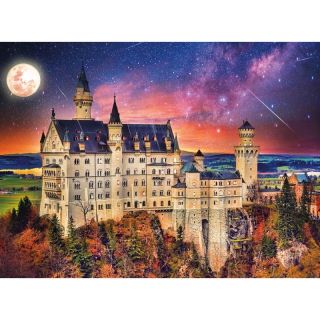 Haft Diamentowy, Obraz, Mozaika Diamentowa Diamond Painting, PIĘKNY ZAMEK 40x30cm