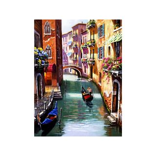 Haft Diamentowy, Obraz, Mozaika Diamentowa Diamond Painting, KANAŁ W WENECJI 30x40cm