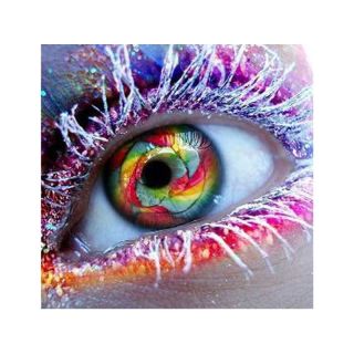 Haft Diamentowy, Obraz, Mozaika Diamentowa Diamond Painting, OKO W KOLORZE 30x30cm