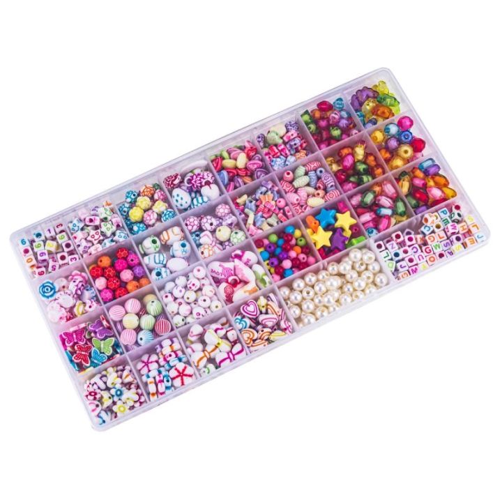 Koraliki Zestaw Do Tworzenia Robienia Bransoletek, Biżuterii, Naszyjników