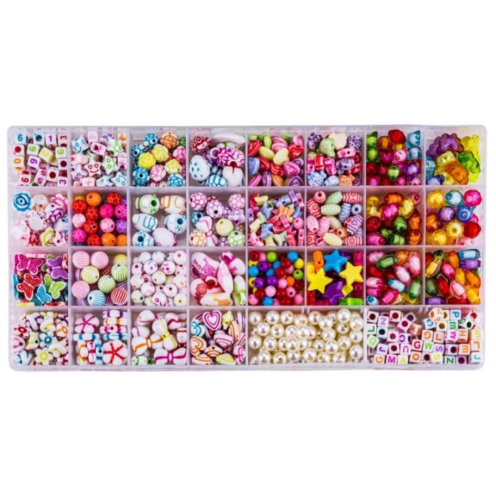 Koraliki Zestaw Do Tworzenia Robienia Bransoletek, Biżuterii, Naszyjników