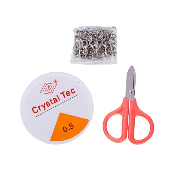 Koraliki Zestaw Do Tworzenia Robienia Bransoletek, Biżuterii, Naszyjników