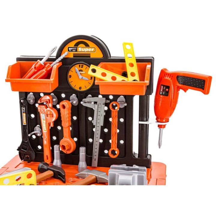 Zestaw Majsterkowicza – Warsztat stolarski ze stolikiem i narzędziami | Rozwój pasji do majsterkowania