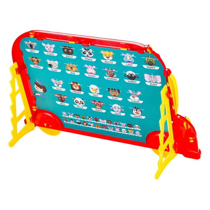 Tablica Edukacyjna, Gra Pamięciowa "Zgadnij Kto?" AUTOBUS, Who Is On The Bus?