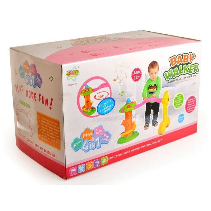 Edukacyjny Chodzik-Pchacz Interaktywny z Melodyjkami i Piłeczkami