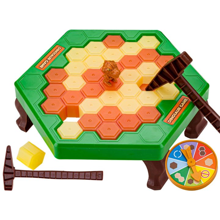 Gra Zręcznościowa URATUJ DINOZAURA DINO Pozioma Plansza Pułapka Plastry Miodu