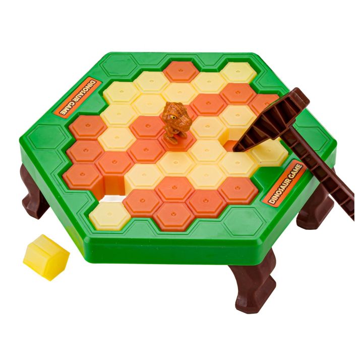 Gra Zręcznościowa URATUJ DINOZAURA DINO Pozioma Plansza Pułapka Plastry Miodu