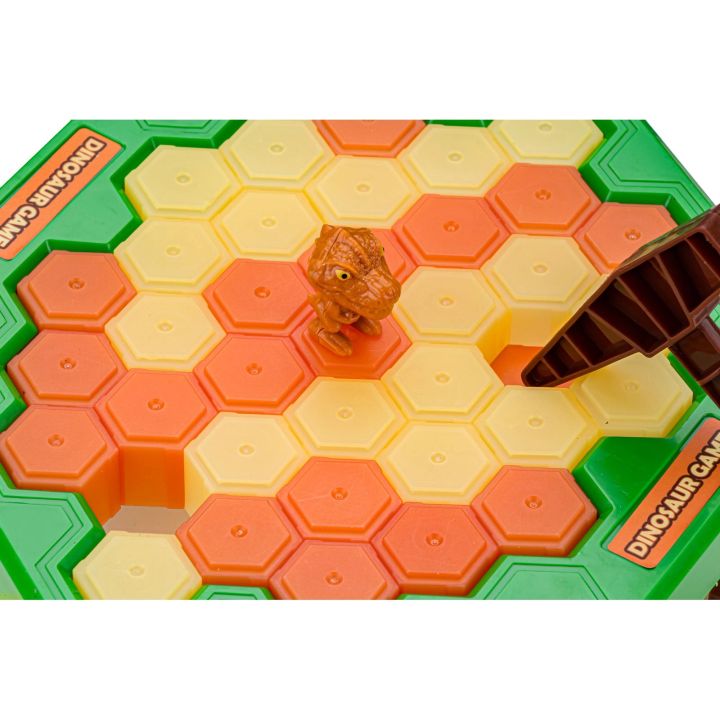 Gra Zręcznościowa URATUJ DINOZAURA DINO Pozioma Plansza Pułapka Plastry Miodu