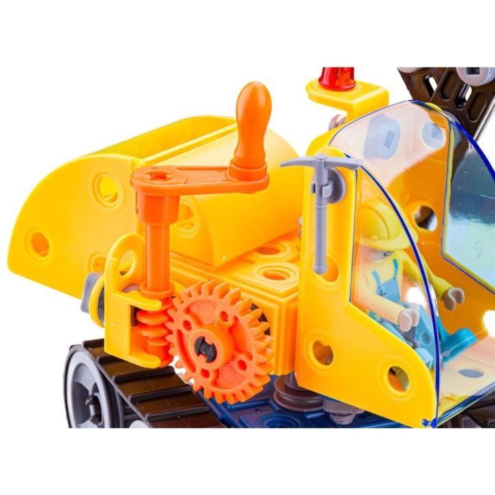 Klocki Konstrukcyjne, Maszyny, Pojazdy Budowlane, Auto, Helikopter, Dźwig, Samochód Do Rozkręcania I Skręcania 6w1