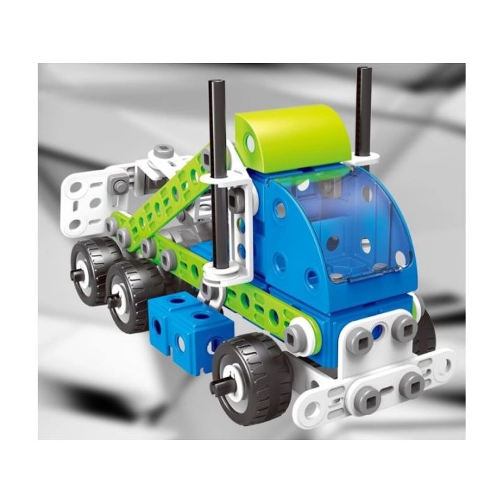 Klocki Konstrukcyjne, Pojazdy Budowlane, Auto, Samochód, Samolot Do Rozkręcania I Skręcania 18w1