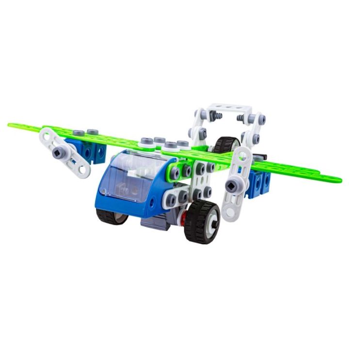 Klocki Konstrukcyjne, Pojazdy Budowlane, Auto, Samochód, Samolot Do Rozkręcania I Skręcania 18w1