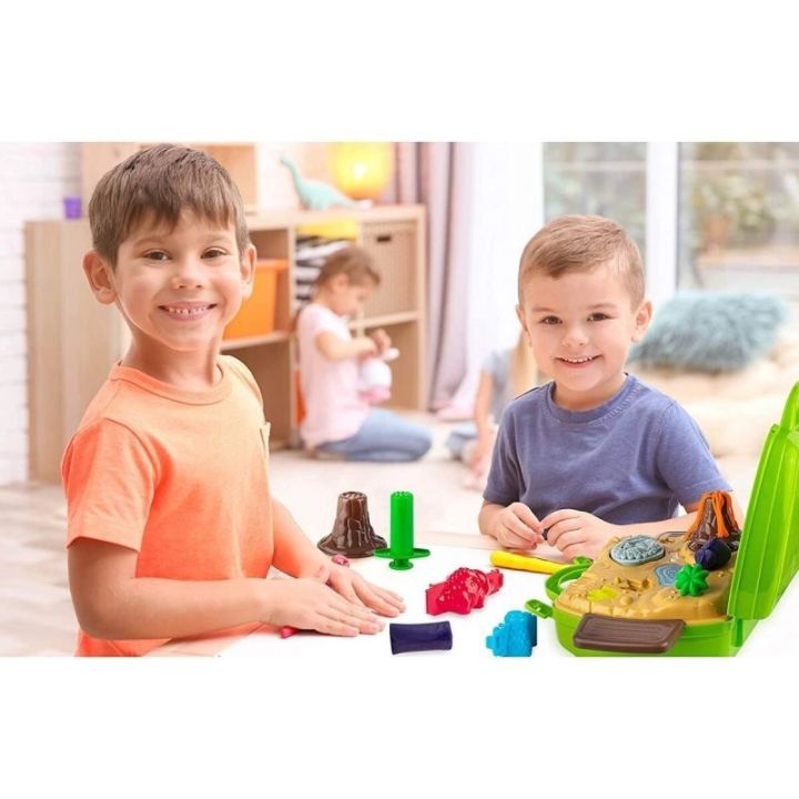 Walizka Z Masą Plastyczną, Ciastolina W Kuferku, Dinozaury Przecena 1