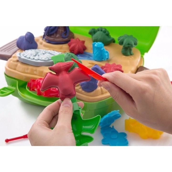 Walizka Z Masą Plastyczną, Ciastolina W Kuferku, Dinozaury Przecena 1