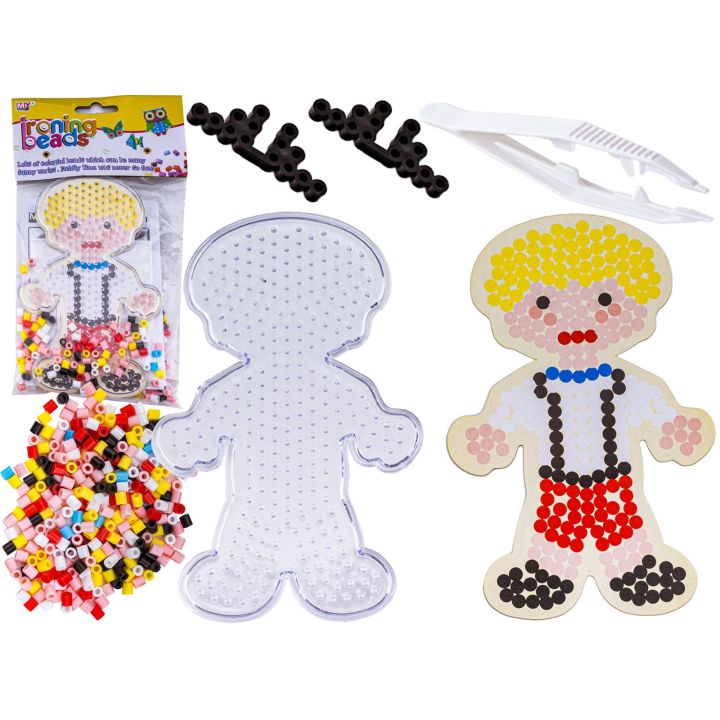 Koraliki do prasowania, Prasowanka, Szablon, Saszetka CHŁOPIEC