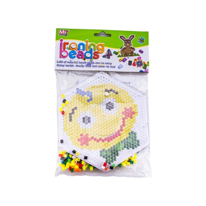 Koraliki do prasowania, Prasowanka, Szablon, Saszetka WESOŁY KLAUN, EMOTKA, BUŹKA