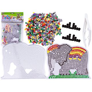 Koraliki do prasowania, Prasowanka, Szablon, Saszetka SŁOŃ, SŁONIK