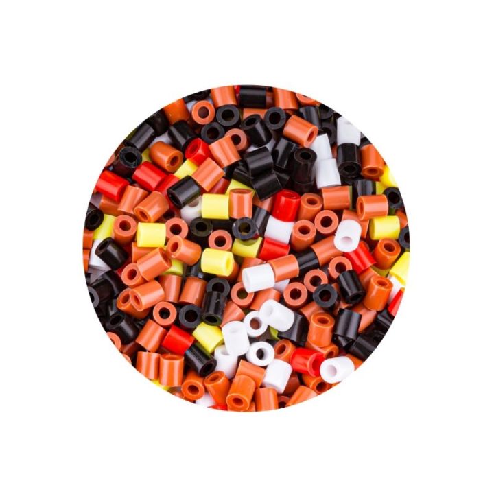 Koraliki do prasowania, Prasowanka, Szablon, Saszetka BRĄZOWY KOŃ, OSIODŁANY KONIK