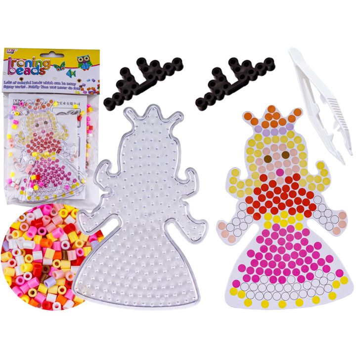 Koraliki do prasowania, Prasowanka, Szablon, Saszetka KSIĘŻNICZKA, KRÓLEWNA