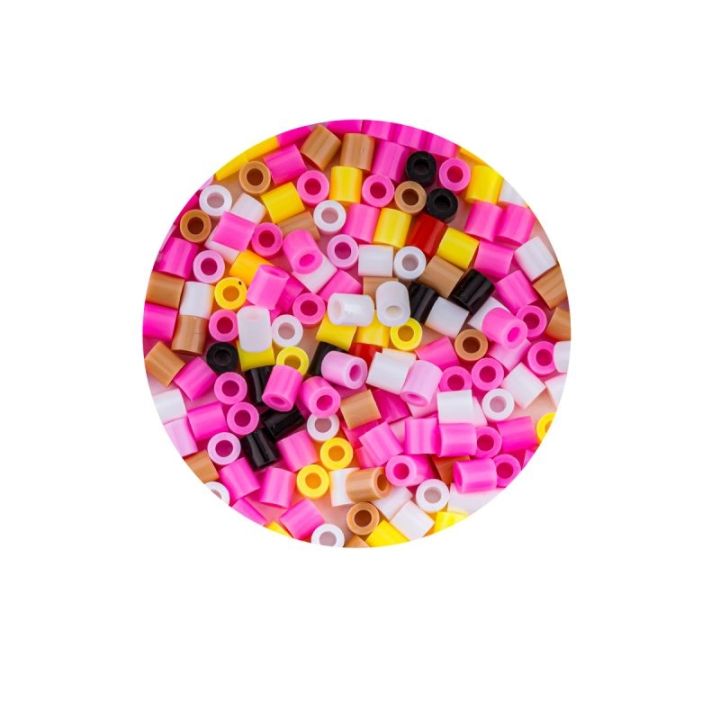 Koraliki do prasowania, Prasowanka, Szablon, Saszetka ZABAWKA, ZŁOTOWSŁOSA LALKA