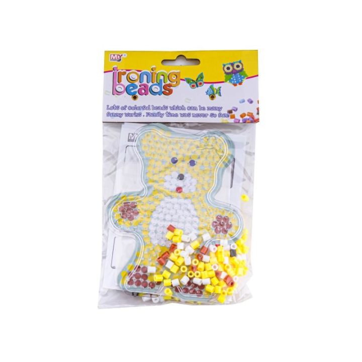 Koraliki do prasowania, Prasowanka, Szablon, Saszetka ZABAWKA, MISIU, MASKOTKA MIŚ