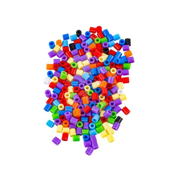 Koraliki do prasowania, Prasowanka, Szablon, Saszetka KOLOROWA PAPUGA, ARA