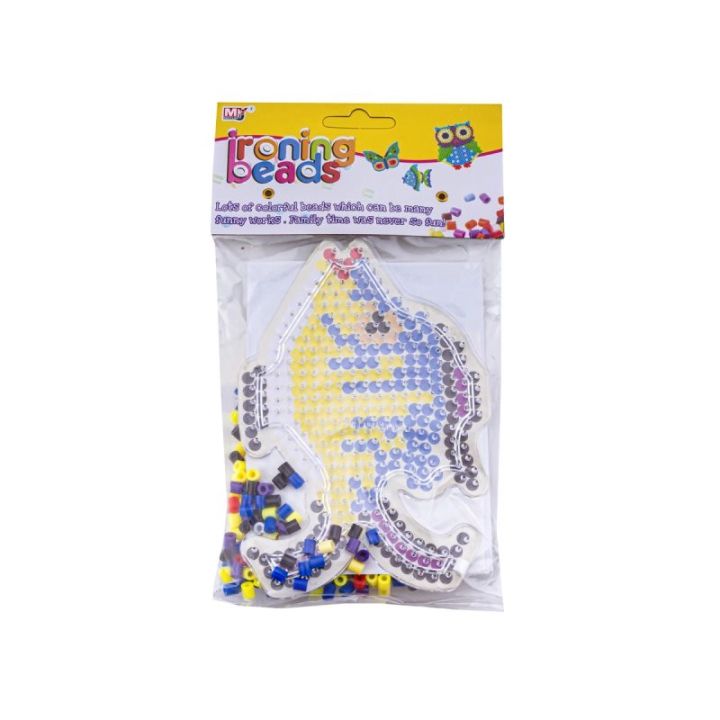 Koraliki do prasowania, Prasowanka, Szablon, Saszetka KOLOROWA RYBKA, RYBA MORSKA