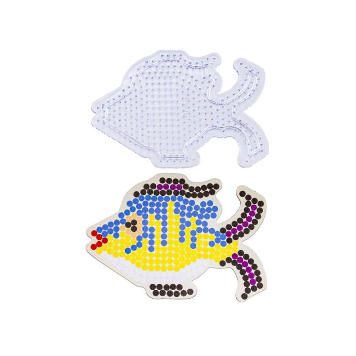 Koraliki do prasowania, Prasowanka, Szablon, Saszetka KOLOROWA RYBKA, RYBA MORSKA