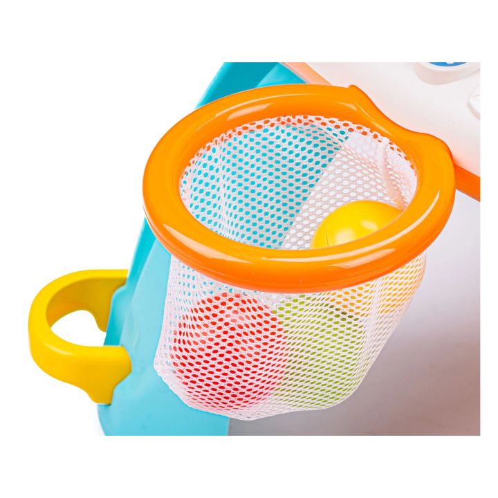 Edukacyjny Interaktywny Stolik Dla Dzieci, Zjeżdżalnia, Grzechotka, Melodie, Piłki