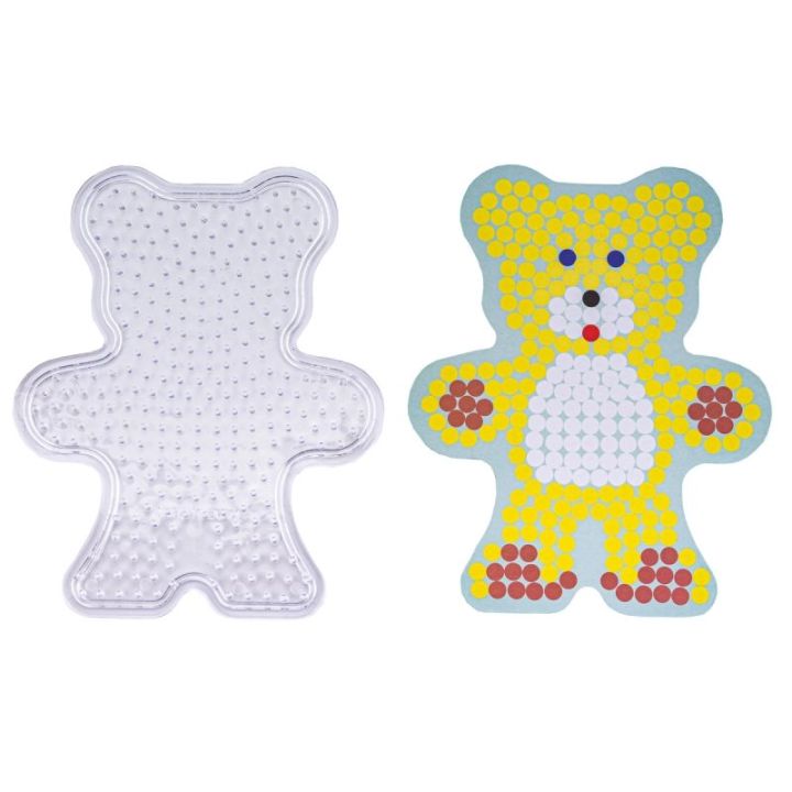 Prasowanka, Koraliki Do Prasowania, Zestaw 9000 Elementów W Butelce, Słoik + 3 Podkładki, Szablony MISIU, LALKA, PAJACYK