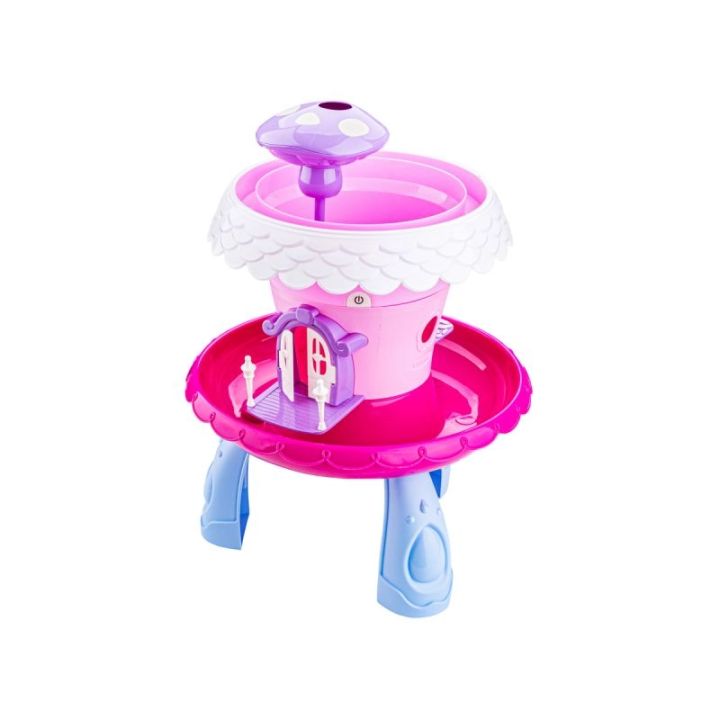 RÓŻOWY Zestaw Małego Ogrodnika UPRAWA Nawilżacz do roślin, Domek Dla Lalek, Stolik, Doniczka Na Rośliny