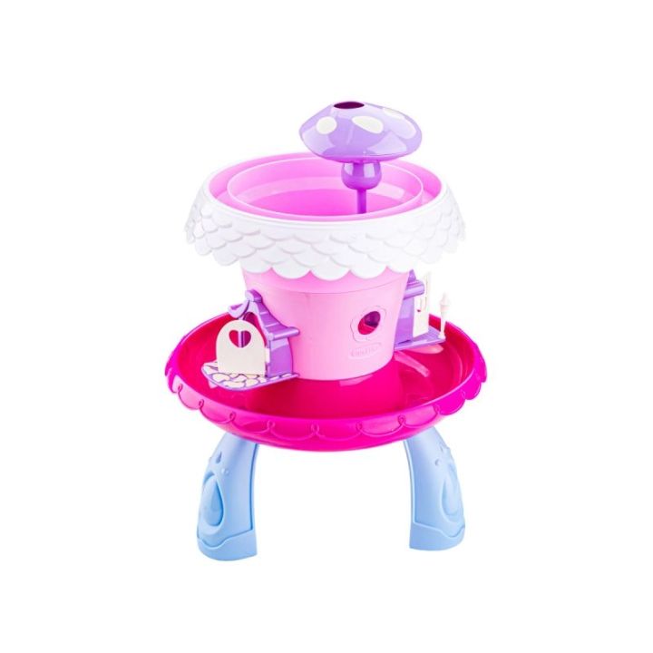 RÓŻOWY Zestaw Małego Ogrodnika UPRAWA Nawilżacz do roślin, Domek Dla Lalek, Stolik, Doniczka Na Rośliny