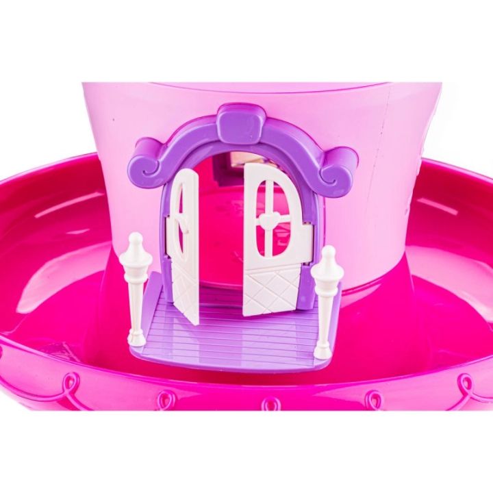 RÓŻOWY Zestaw Małego Ogrodnika UPRAWA Nawilżacz do roślin, Domek Dla Lalek, Stolik, Doniczka Na Rośliny