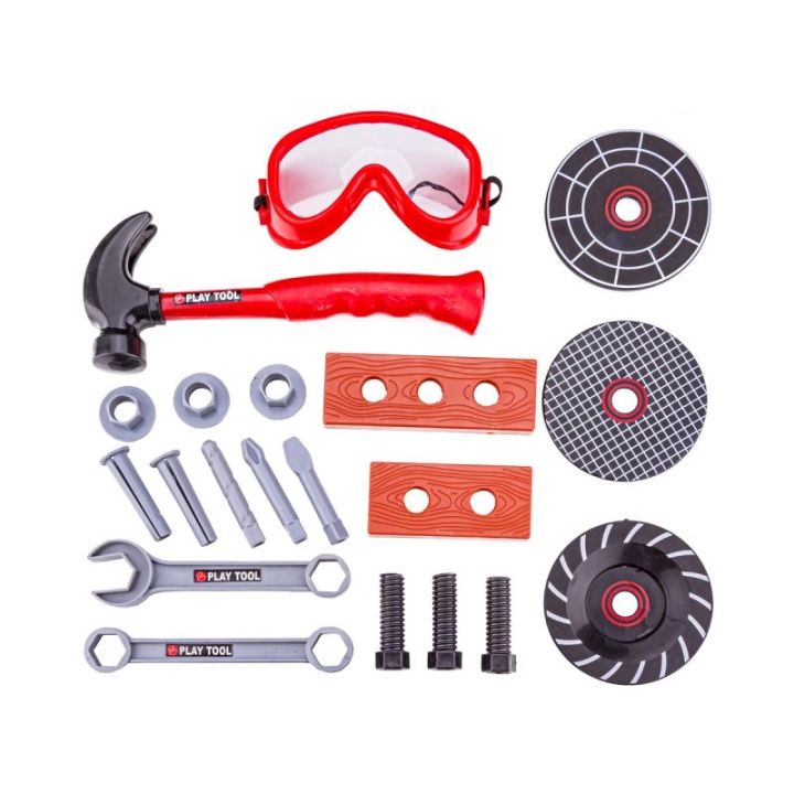 Zestaw Małego Majsterkowicza, Narzędzia, Akcesoria, Wkrętarka, Boszka, Szlifierka