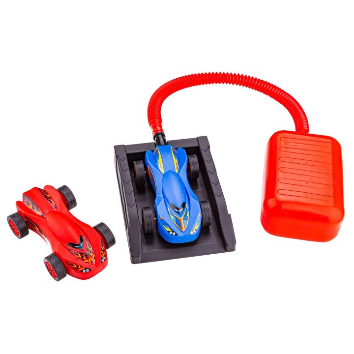 Wyrzutnia Piankowych Rakiet Oraz Samochodów, Rakiety + 2 Auta Wyścigowe