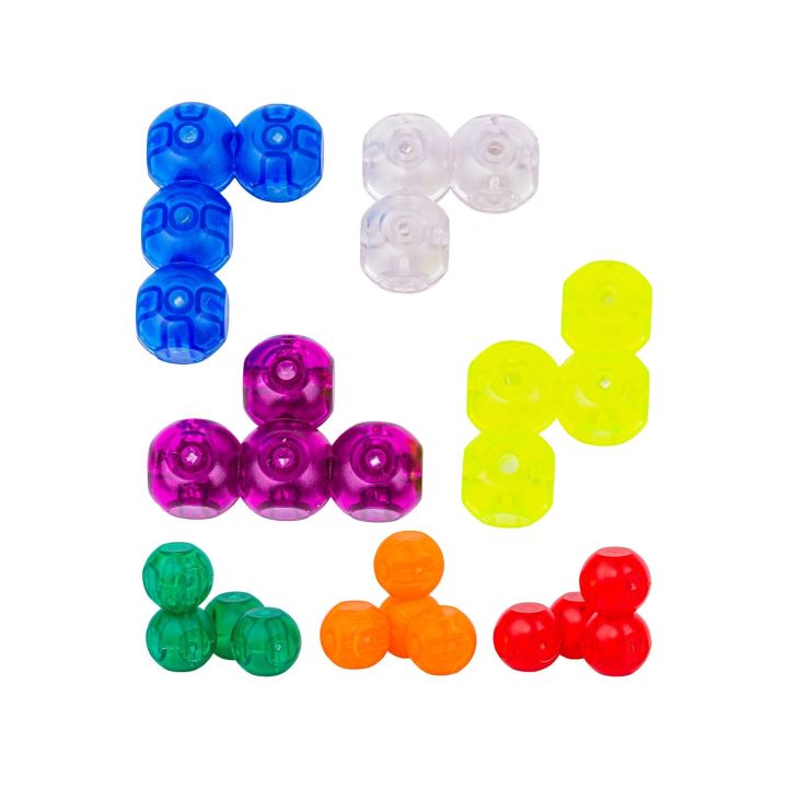 Gra, Układanka Logiczna, Magnetyczna Kostka Do Ułożenia, Klocki + KARTY