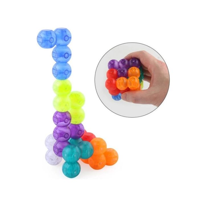 Gra, Układanka Logiczna, Magnetyczna Kostka Do Ułożenia, Klocki + KARTY