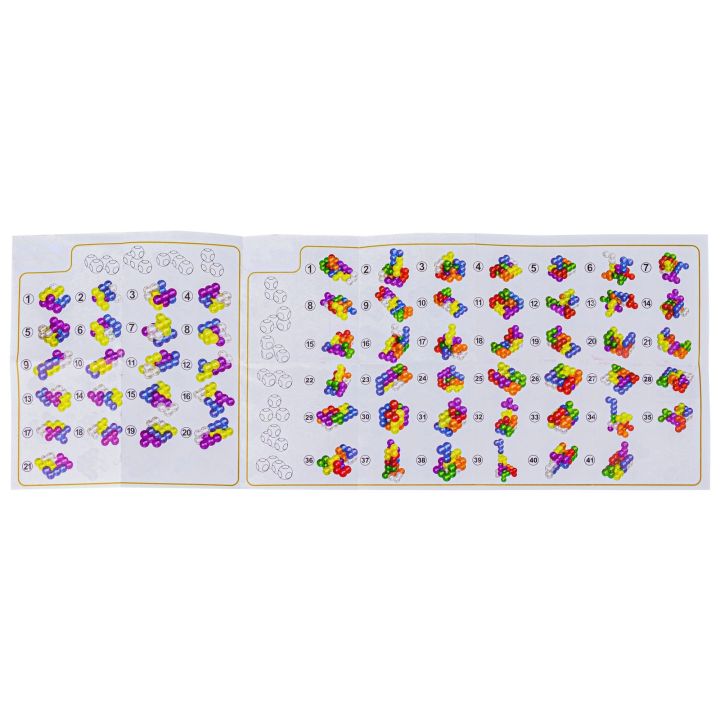 Gra, Układanka Logiczna, Magnetyczna Kostka Do Ułożenia 7 El.