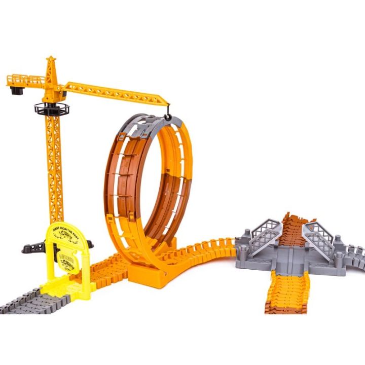 Duży Tor Samochodowy, Wyścigowy - Plac Budowy 180 El. Pętla, Dźwig, Resoraki