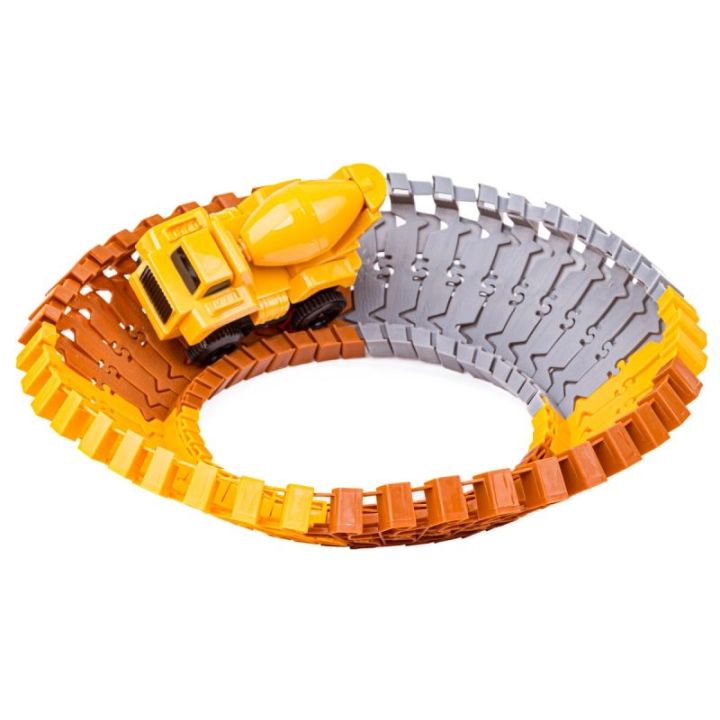 Duży Tor Samochodowy, Wyścigowy - Plac Budowy 180 El. Pętla, Dźwig, Resoraki