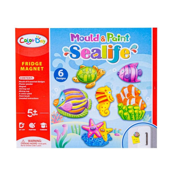 Kreatywny Zestaw Stwórz Magnes, Odlew DIY ZWIERZĘTA MORSKIE Zrób To Sam