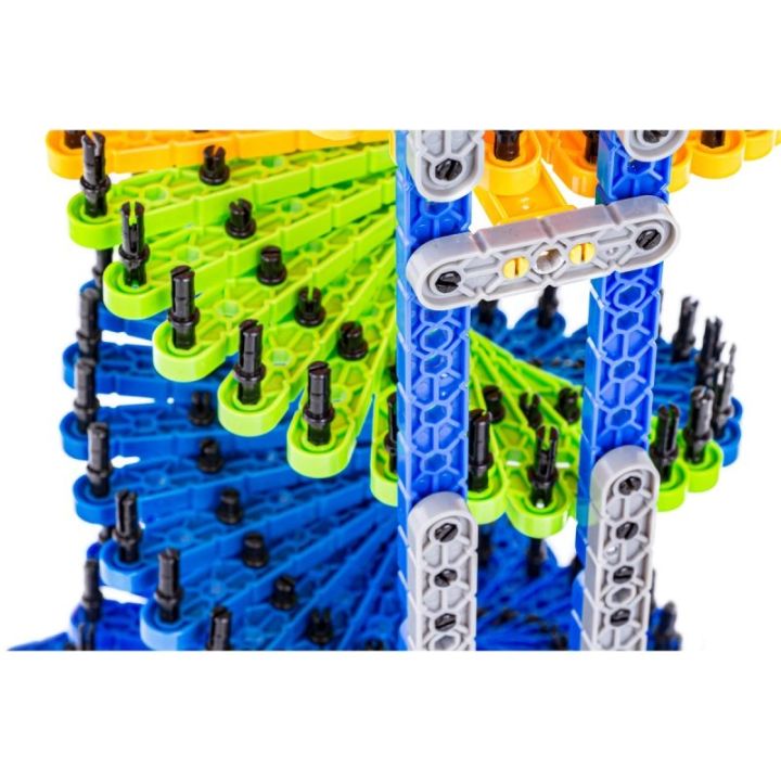 Tęczowy Zjazd Gra Dla Kulek, Tor Kulkowy, Zjeżdżalnia, Klocki, Wieża 550 El.