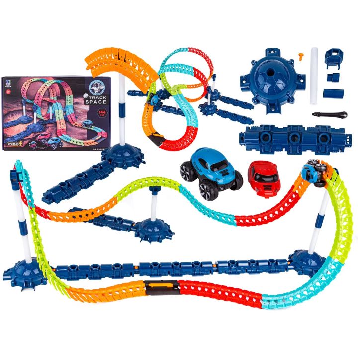 Elastyczny Tor Samochodowy, Wyścigowy 144 Elementy