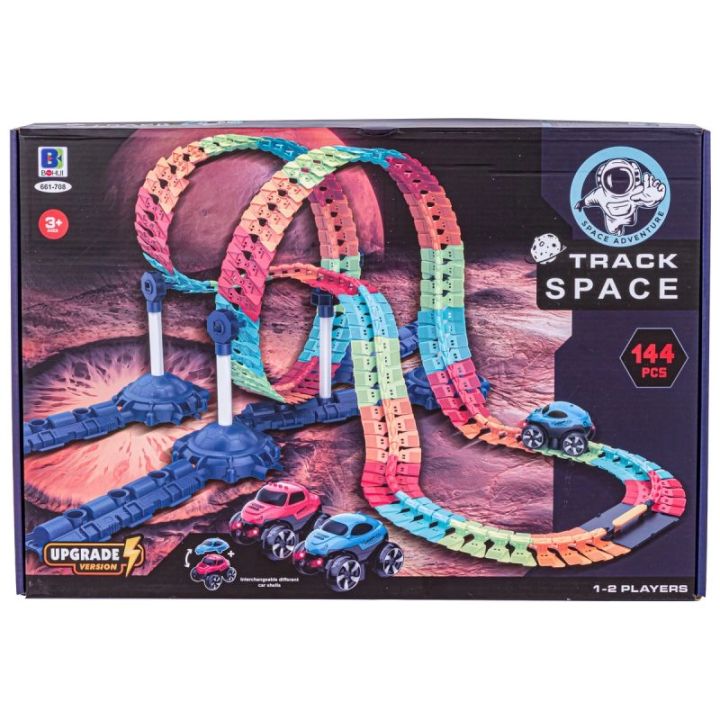 Elastyczny Tor Samochodowy, Wyścigowy 144 Elementy