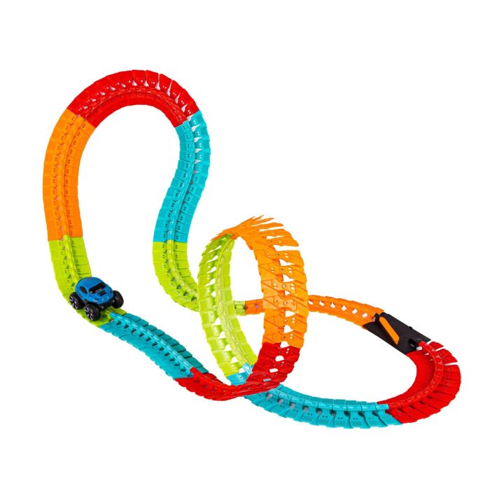 Elastyczny Tor Samochodowy, Wyścigowy 144 Elementy