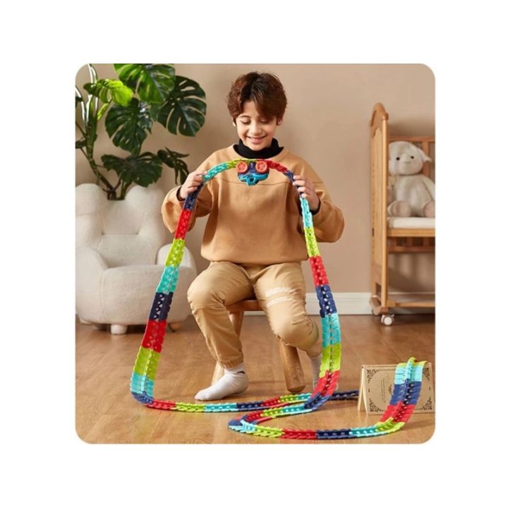 Elastyczny Tor Samochodowy, Wyścigowy 144 Elementy