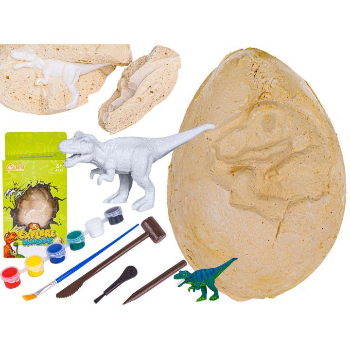 Wykopaliska Archeologiczne, JAJKO Z DINOZAUREM, Mały Archeolog - Zestaw