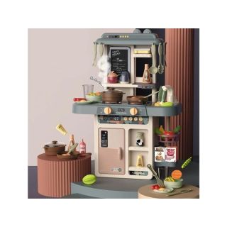 Multifunkcyjna Kuchnia Z Lodówką I Płytą Gazową, Beżowo-Szara Przecena 5